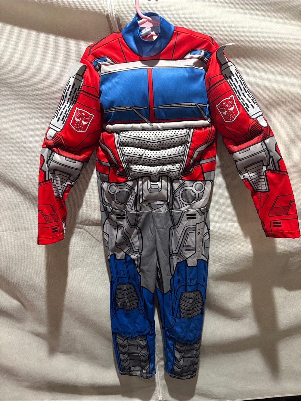 Red and Blue Robot Kids Costume by